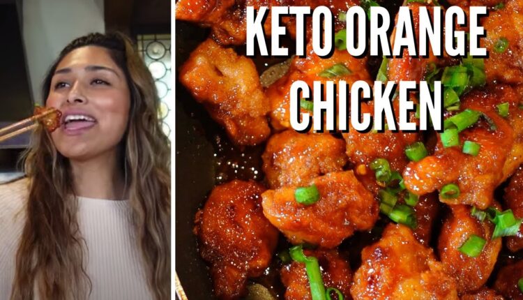 DELICIOUS KETO ORANGE CHICKEN! Easy Low Carb Recipe! ONLY 4 gram of Carbohydrates per serving