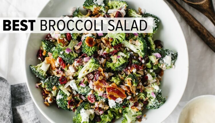 BROCCOLI SALAD | the perfect party salad recipe