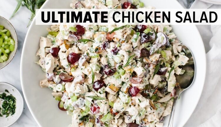BEST CHICKEN SALAD RECIPE | easy & healthy