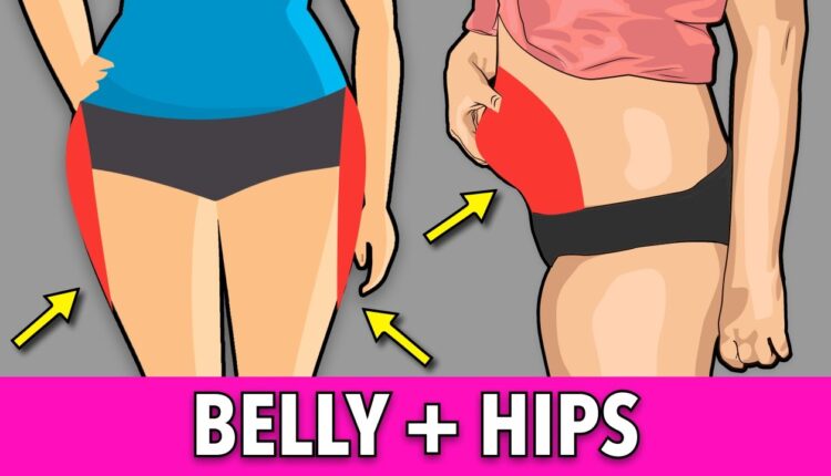2 in 1: Belly and Hips Exercises At Home