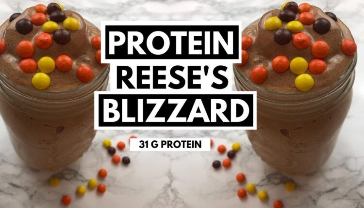 REESE'S PEANUT BUTTER CUP ICE CREAM | High Protein Recipes | LadyBoss Lean Recipes