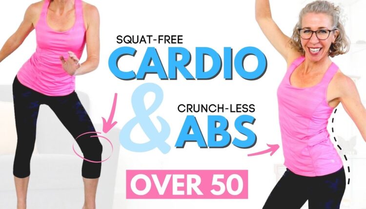 WEIGHT LOSS Workout for Women over 50 with SQUAT-FREE Cardio + Standing ABS ⚡️ Pahla B Fitness