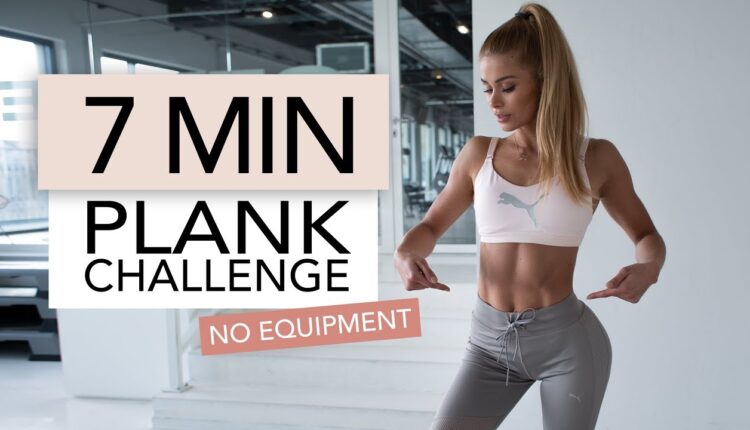 7 MIN PLANK CHALLENGE / No Equipment | Pamela Reif