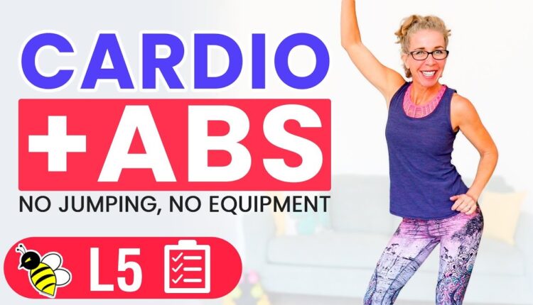 BRUTAL 50 Minute Low Impact CARDIO + ABS Workout 🔥 BURN 400 Calories