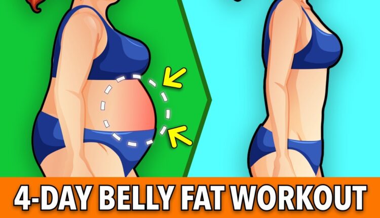 The 4-Day Standing Belly Fat Workout