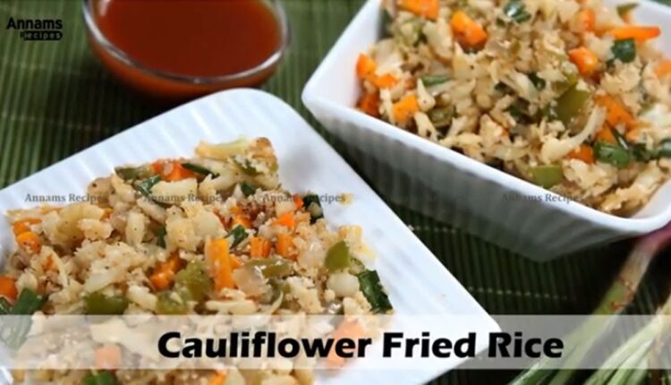 Cauliflower Fried Rice -Paleo Diet Recipe