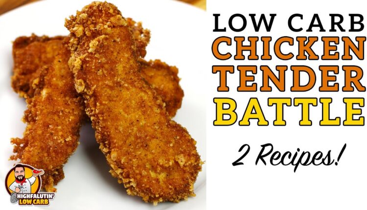 Low Carb CHICKEN TENDER Battle - The BEST Keto Chicken Finger Recipe!