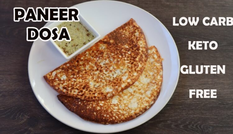 Paneer Dosa | Easy Paleo Recipes | Keto diet| Sowji's Kitchen