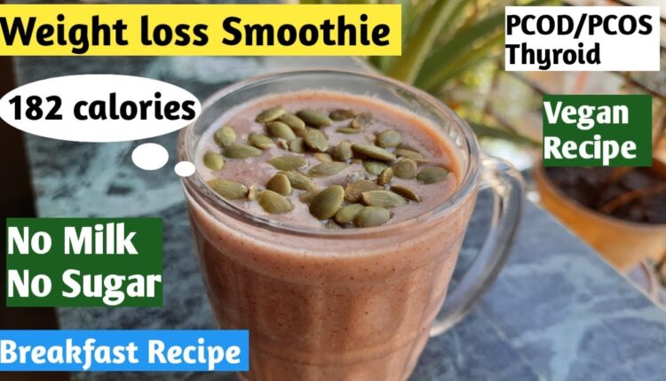 Breakfast recipe for weight loss | Weight loss smoothie | Quick and easy recipe | Ragi recipes