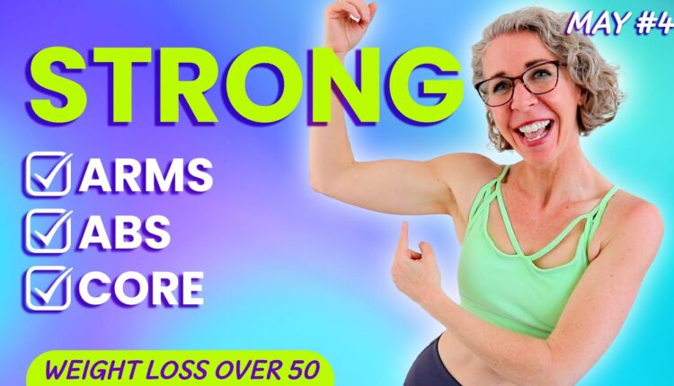 ARM TONING WALK for Women over 50, No Equipment Needed! 👒 MAY 4