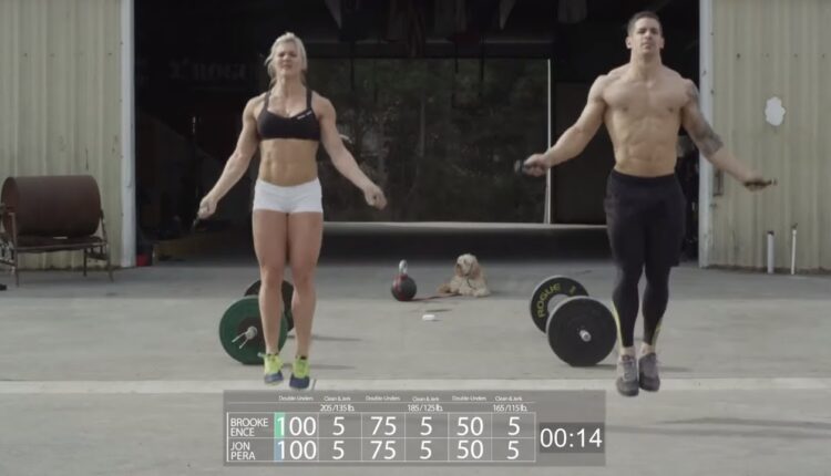 Double Under, Clean and Jerk Workout - Brooke Ence & Jon Pera