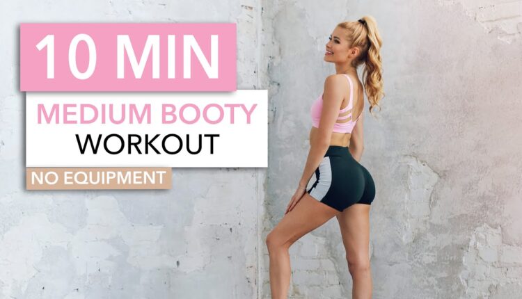 10 MIN BOOTY WORKOUT - Medium Intensity / No Equipment I Pamela Reif