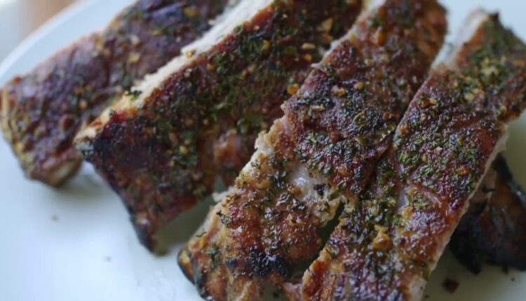 Garlic Crusted Lean and Green Recipe BBQ Ribs