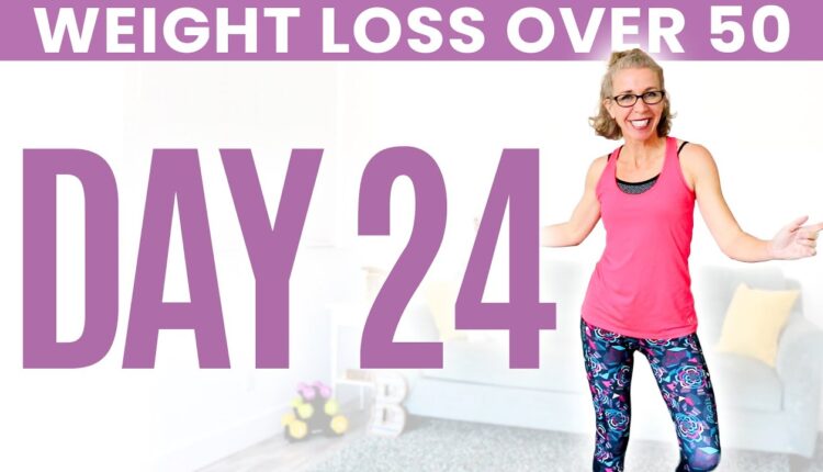 Day TWENTY-FOUR - Weight Loss for Women over 50 😅 31 Day Workout Challenge
