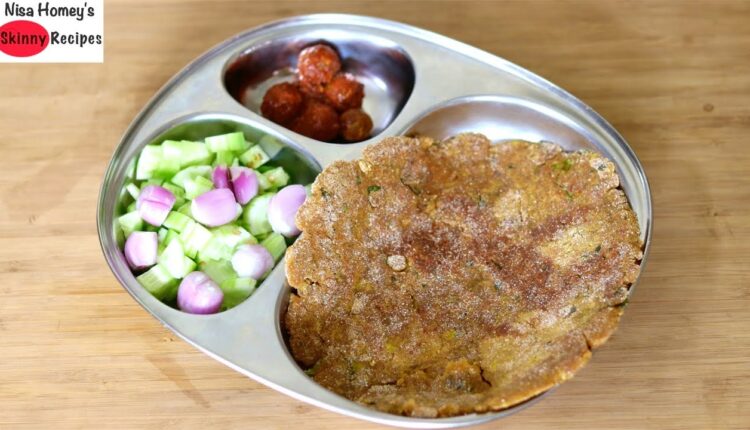 High Protein Gluten Free Roti Recipe - Thyroid/PCOS Weight Loss Diet Recipes | Skinny Recipes