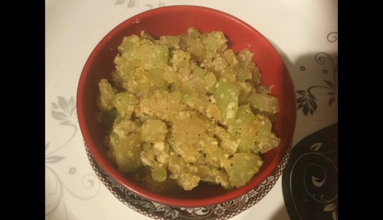 Paleo diet chow chow poriyal in Tamil