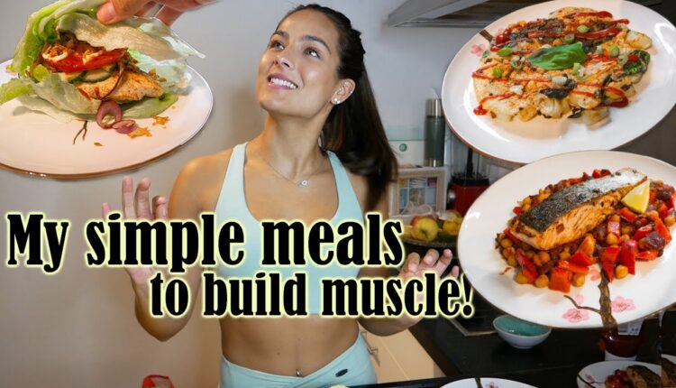 BUILD MUSCLE WITH YOUR FOOD! - 3 Simple & fast high protein meals.