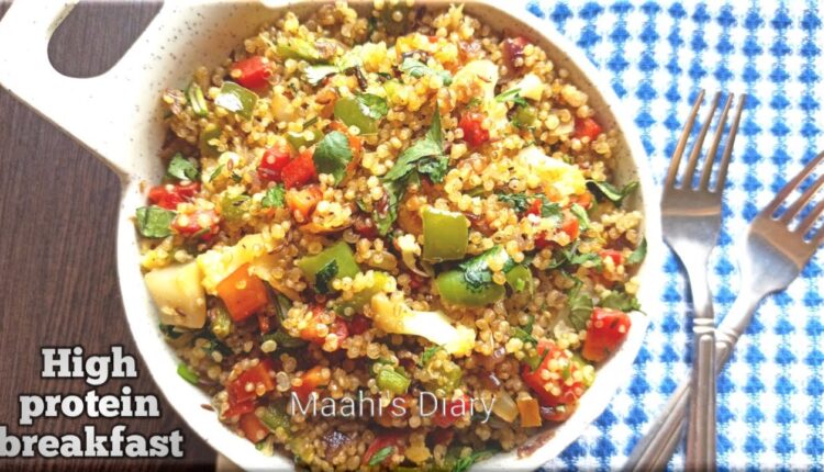 Healthy recipes for weight loss / Tasty quinoa pulao recipe / Quinoa 3 different recipes / Fit food