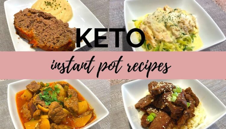 4 KETO INSTANT POT RECIPES / KETO/LOW CARB DINNER IDEAS