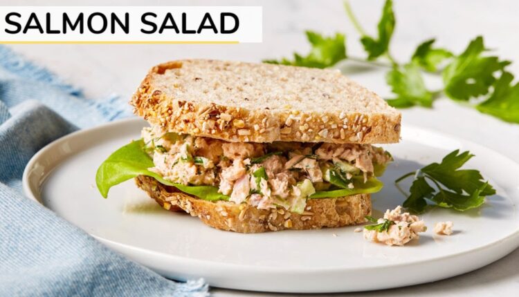 BEST SALMON SALAD | canned salmon recipe