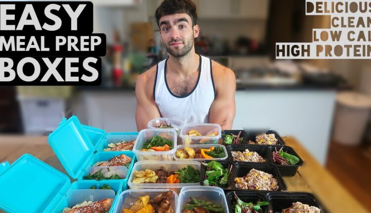 EASY low calorie meal prep boxes | HIGH PROTEIN FAT LOSS MEALS