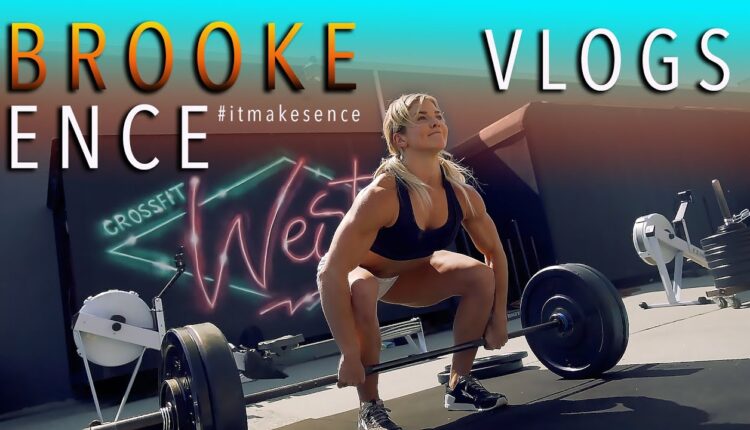BROOKE ENCE VLOGS |  Power Cleans and Painting