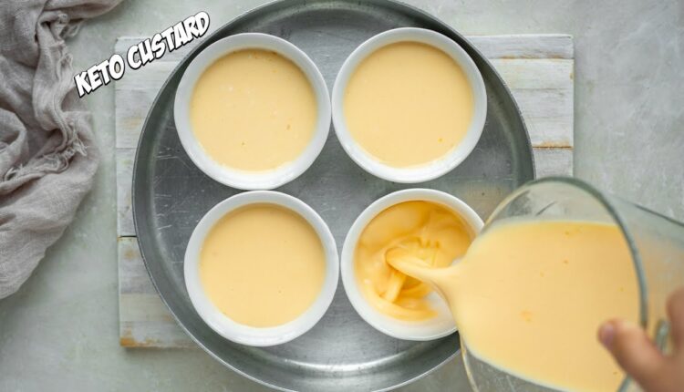 3 Ingredient Keto Custard | Very Easy and Delicious Dessert