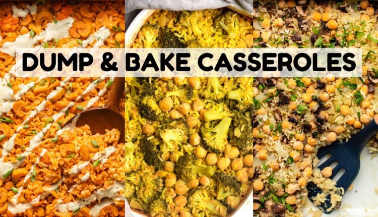 Easy & Tasty Vegan Casseroles (Dump & Bake)