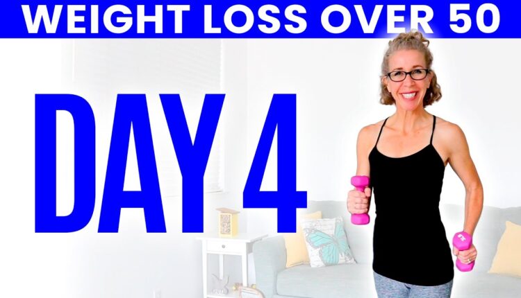Day FOUR - Weight Loss for Women over 50 😅 31 Day Workout Challenge