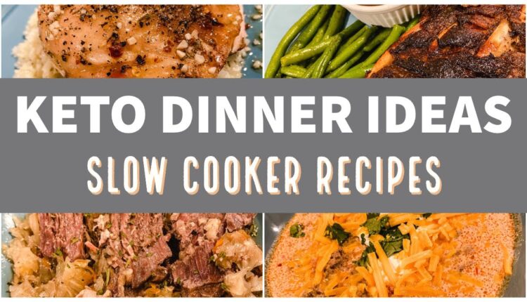 KETO DINNER IDEAS | Keto Slow Cooker Recipes | Suz and The Crew