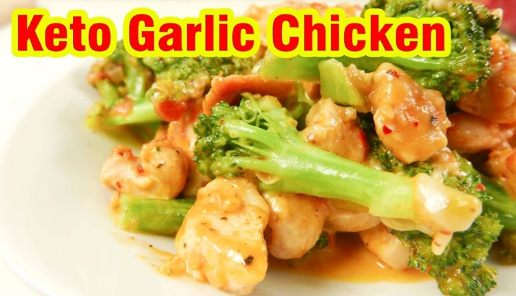 Delicious KETO Garlic Chicken with Broccoli | Chicken Recipes Easy