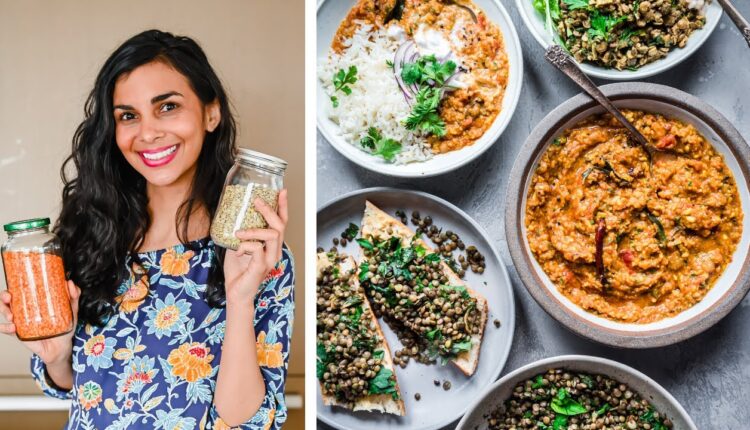 3 Delicious Lentil Recipes | healthy + vegan