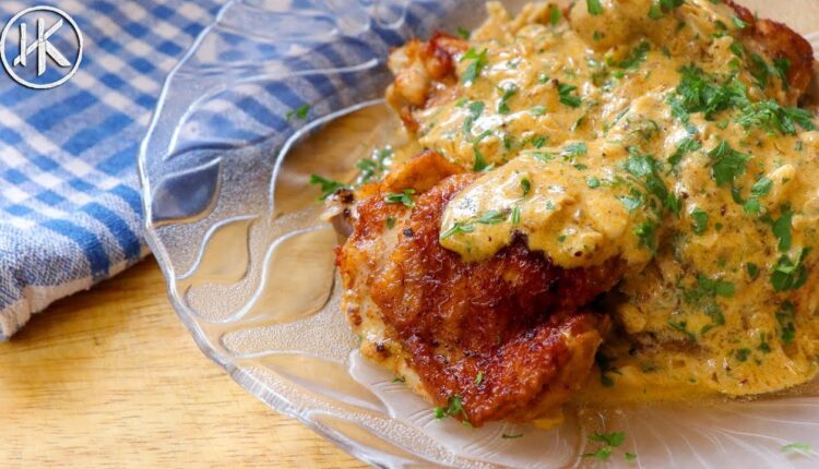 Keto Chicken Thighs in a creamy mustard sauce | Keto Recipes | Headbanger's Kitchen