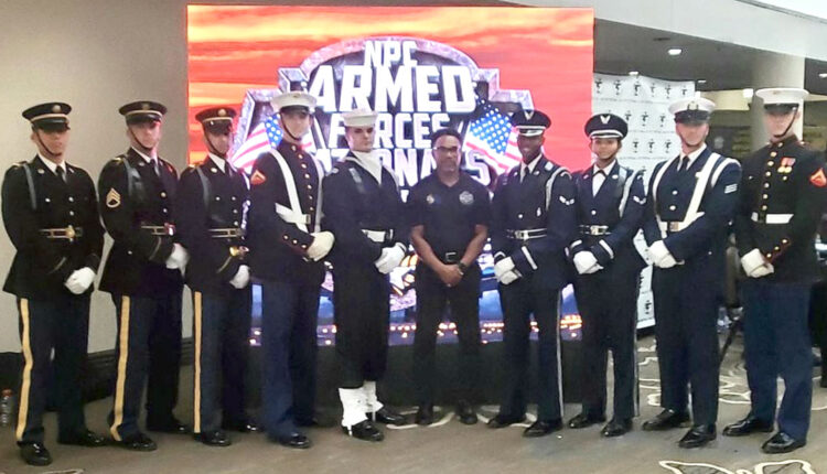 Military men and armed forces in uniform to represent the 2021 The winners of the 2021 NPC Armed Forces National Championships