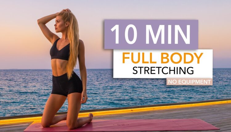 10 MIN FULL BODY STRETCHING - relax, end your workout, tight muscles I Pamela Reif
