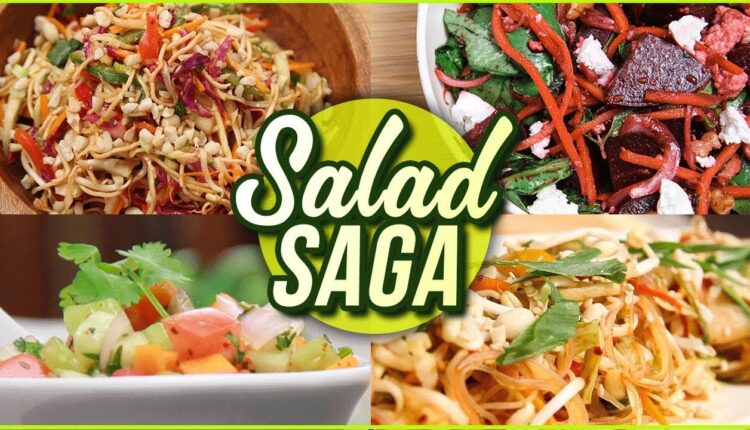 Salad Recipes for Weightloss - 5 BEST Salad Recipes - Vegetable & Fruit Salads by Ruchi