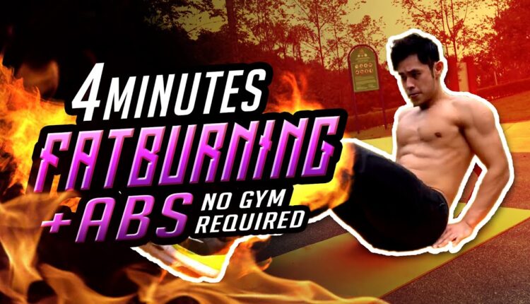[Level 2.5] 4 min Fat Burning Abs Workout