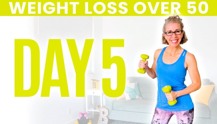 Day FIVE - Weight Loss for Women over 50 😅 31 Day Workout Challenge