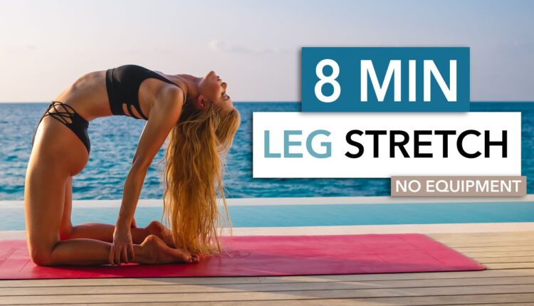 8 MIN LEG STRETCH - short & relaxing for thighs, hamstrings & your butt I Pamela Reif