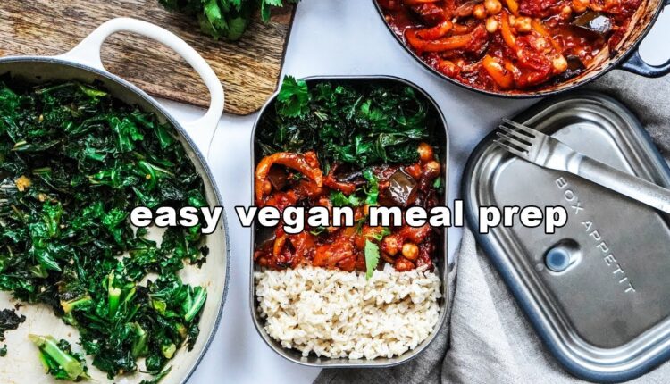 EASY VEGAN MEAL PREP IDEAS {4 days with measurements}