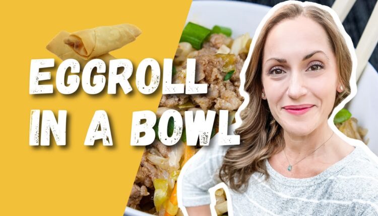 Eggroll in a Bowl Recipe | Healthy Dinner | Lean & Green | Lunch with Lisa