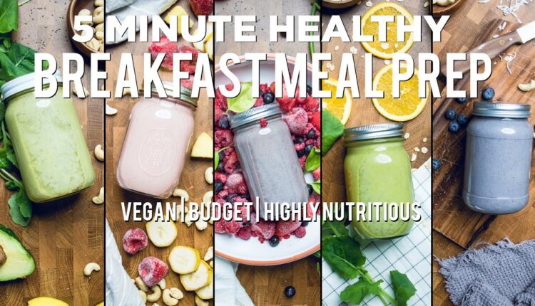 The Best Vegan Smoothies for Meal Prep