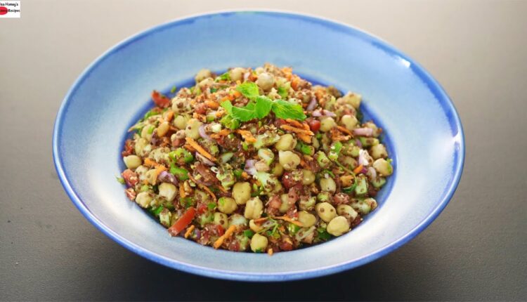High Protein Weight Loss Salad Recipe For Dinner - PCOS Diet Plan To Lose Weight | Skinny Recipes