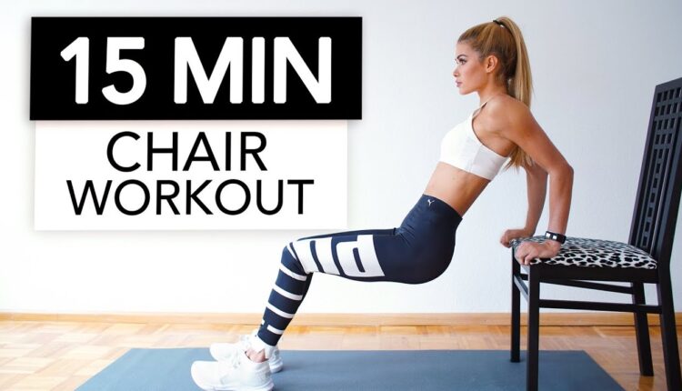 15 MIN CHAIR WORKOUT - Extreme Full Body Training / Nothing for Beginners | Pamela Reif