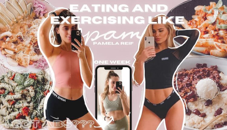 I ATE AND EXERCISED like PAMELA REIF for a week (very hard!!) | RESULTS