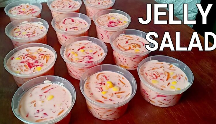Jelly Salad Dessert | How To Make Jelly Salad Dessert | Jelly Salad Street food