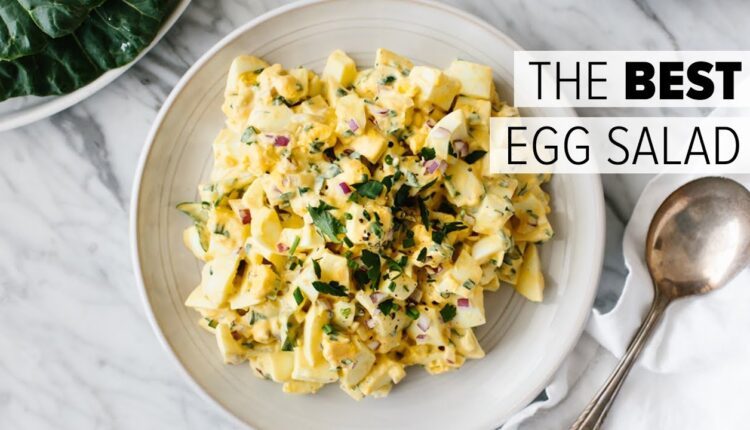 EGG SALAD | how to make the BEST egg salad recipe + collard wrap