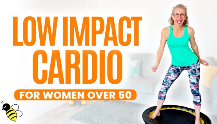 20 Minute LOW IMPACT Cardio Mini Trampoline Workout for Women over 50 ⚡️ Pahla B Fitness