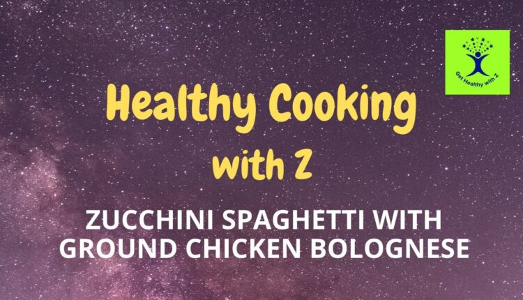 Zucchini Spaghetti with Ground Chicken Bolognese - Healthy lean & green recipe by chef Fabio Viviani