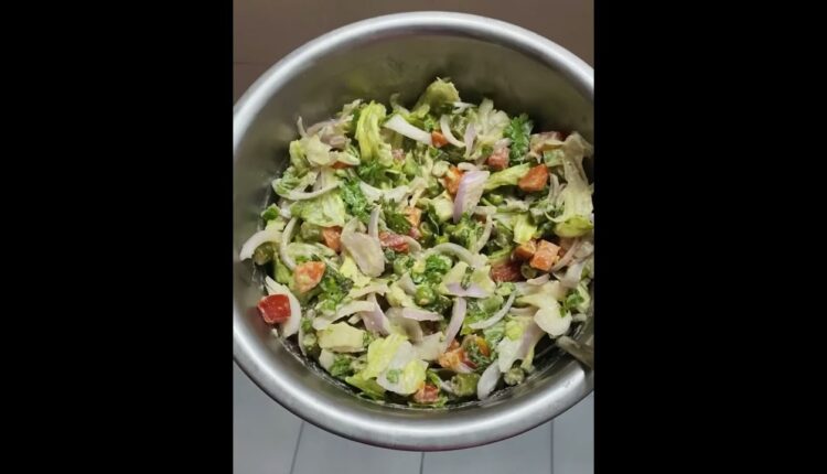 Vegetable salad for weight loss - High protein- Vegetarian/Vegan - Healthy Recipes